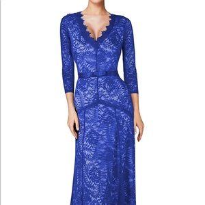 Soft Stretchy Lace Maxi Dress M